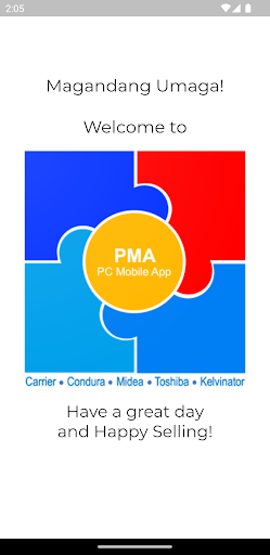 Android application PMA LIVE screenshort