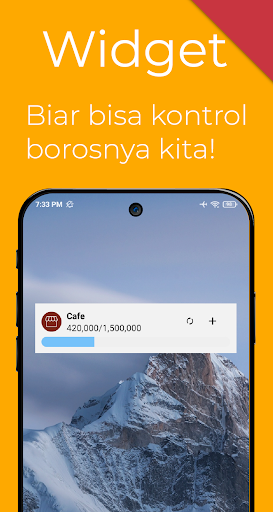 Android application Personal Money Manager screenshort