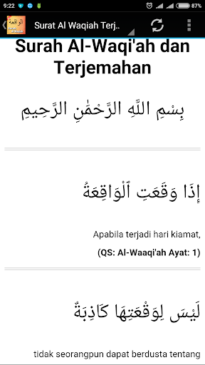 Download Surah Al Waqiah Dan Terjemahan Free For Android Surah Al Waqiah Dan Terjemahan Apk Download Steprimo Com