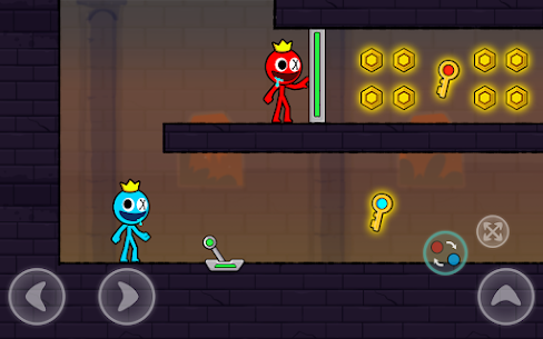 Red and Blue Stickman 2 MOD APK (Unlimited Skin, Lives) 17