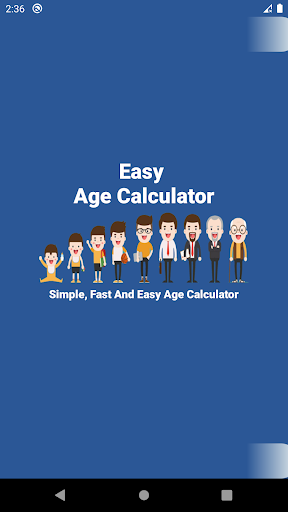 Android application Easy Age Calculator screenshort