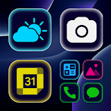 Wow Glow Theme - Icon Pack icon