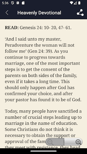 Heavenly Blessing Devotional Screen 3