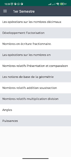 cours de maths 1ere collège Screen 3