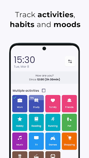 Android application MyTime - Time & Habit Tracker screenshort