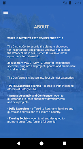 Rotary District Conference 9220