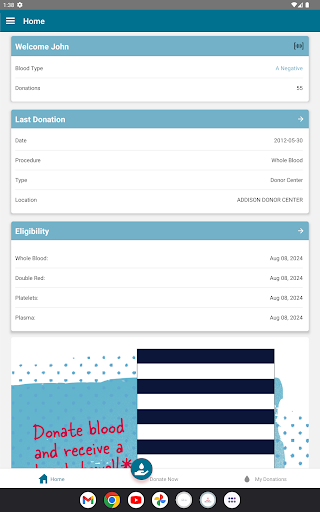 Android application Carter Bloodcare Donor App screenshort