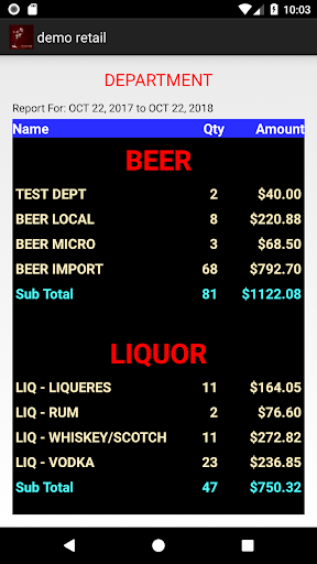 Android application ClearPos Management App screenshort