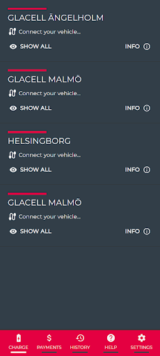 Glacell Connect Screen 2