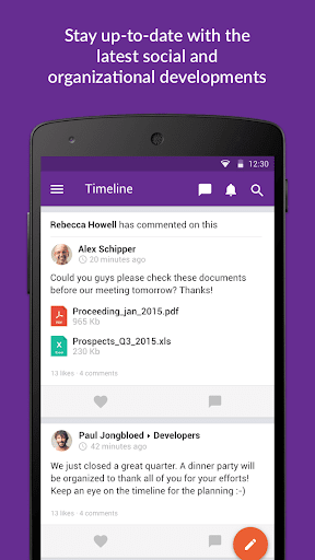 Android application RightTimeTalk - Sodexo screenshort