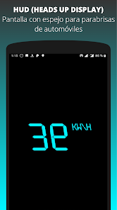 Screenshot 2 Velocímetro GPS HUD android