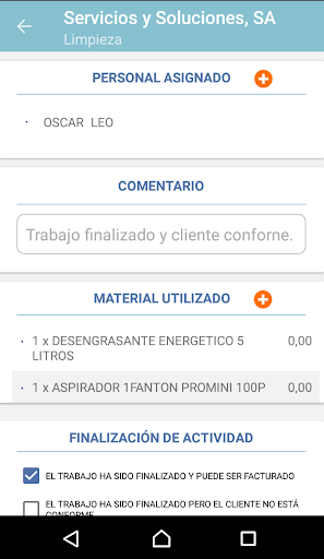 Abbantia CRM Link Lite Screen 2