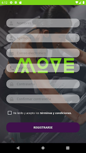 Move Training Club Screen 2