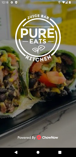 Android application Pure Eats screenshort