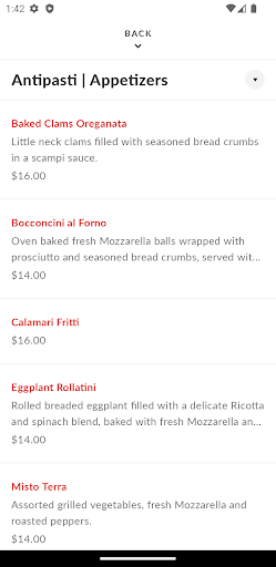 Donatos Trattoria Screen 3