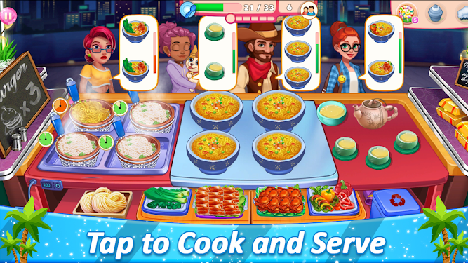 #2. Cooking Story Madness (Android) By: Lord Inc