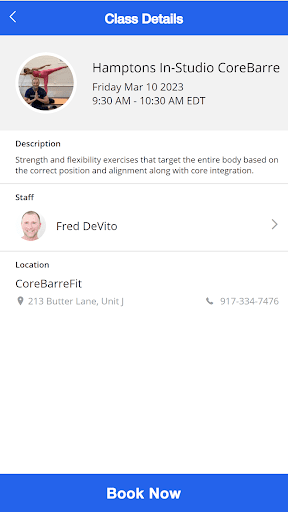 Core Barre Fit Screen 3