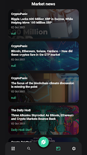 Crypto Blockfolio - Cryptocurrency Tracker app