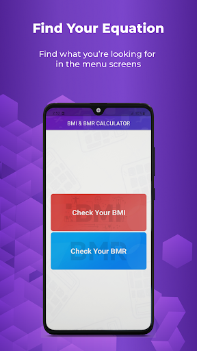 BMI & BMR Calculator Screen 2