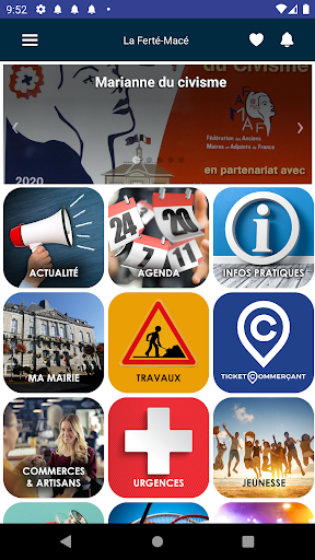 Android application Ville de La Ferté-Macé screenshort