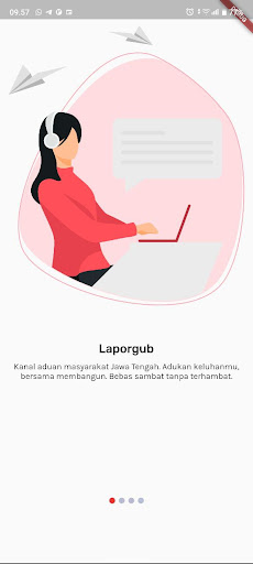 Android application Laporgub Masyarakat screenshort