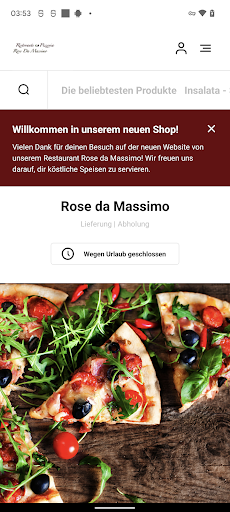 Android application Rose da Massimo screenshort