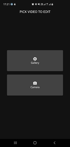Android application Video Editor screenshort