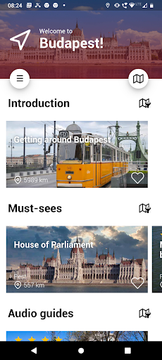 Android application Awesome Budapest screenshort