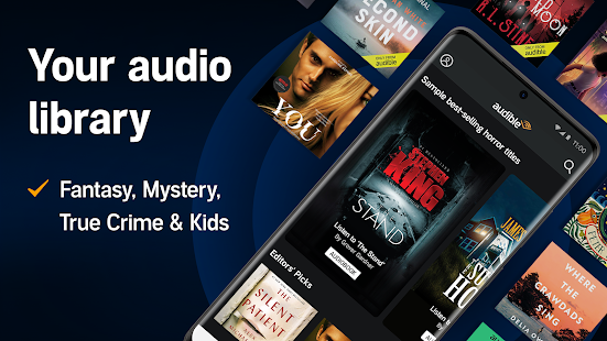 Audible: audiobooks, podcasts