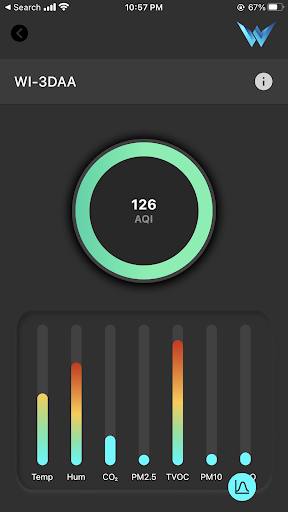 Aeris: Indoor Air Quality Screen 2