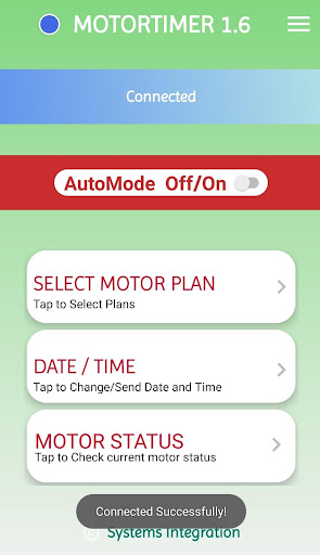 Android application Motor Timer screenshort
