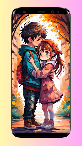 Cute Anime Couple Wallpaper