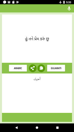 અરબી-ગુજરાતી અનુવાદક Screen 2