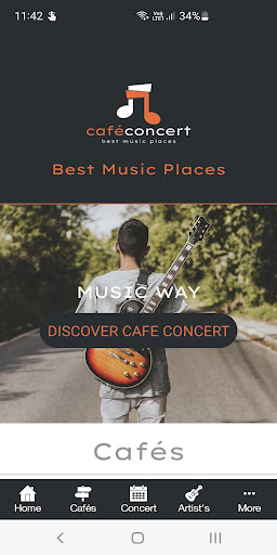 Android application Café Concert screenshort