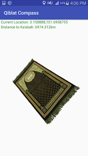 Qibla Compass Screen 2