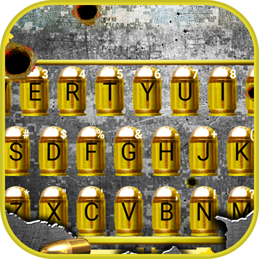 Gun Bullet Battle Keyboard Theme