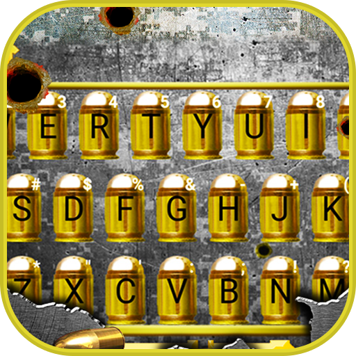 Gun Bullet Battle Keyboard The logo