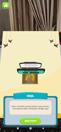 Android application AR literasi keuangan syariah screenshort