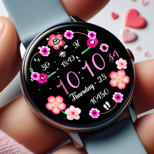 Cherry Blooming Animated Rose Screen 2