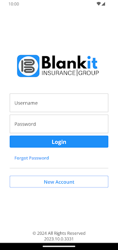Android application Blankit Insurance Group screenshort