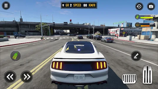 開いた 世界 車 運転中 ゲーム 3D