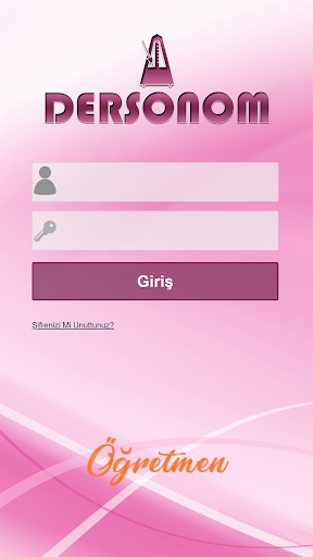 Android application Dersonom Öğretmen Mobil screenshort