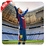 Lionel Messi lock screen with HD photos 2018 icon