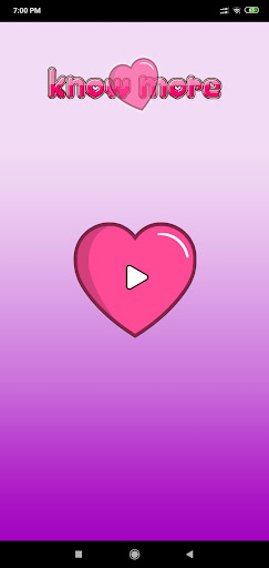 Android application Know Me More screenshort