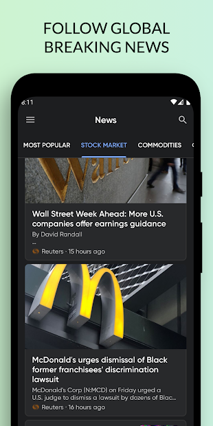 Screenshot 8 Stock Market Live - Stoxy android