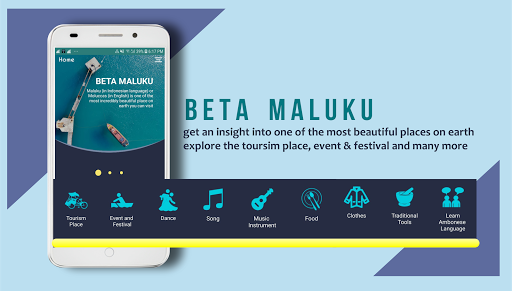 Android application Beta Maluku screenshort