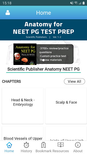 Android application ANATOMY FOR NEET PG EXAM PREP screenshort