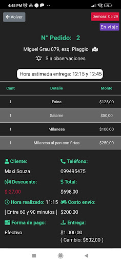 Delivery DS Screen 3