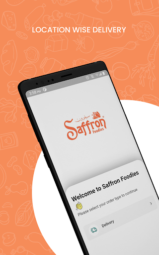 Android application Saffron Foodies screenshort