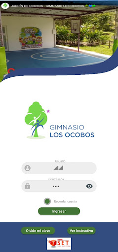 Android application Gimnasio los Ocobos screenshort